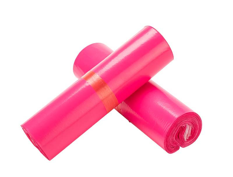 马关玫红色快递袋-02